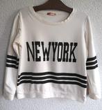 Sweatshirt New York D ️Lovely Jo maat XS -S, Kleding | Dames, T-shirts, Ophalen of Verzenden, D♥️vely Jo, Lange mouw, Wit