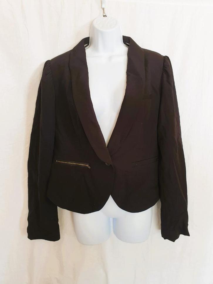 Gaaf model dames jasje, zwart. Mt 42. Merk Eksept, Kleding | Dames, Jasjes, Kostuums en Pakken, Zo goed als nieuw, Jasje, Maat 42/44 (L)