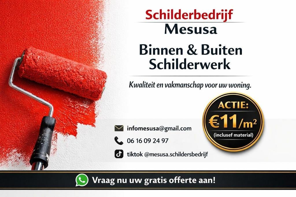 Professioneel Schilderwerk Binnen & Buiten, Garantie, Binnenschilderwerk