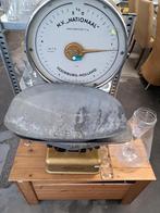 weegschaal (Oude) voor o.a. Groente, Witgoed en Apparatuur, Weegschalen, Ophalen, Winkelweegschaal, Analoog, 500 gram of grover