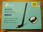 Wlan usb adapter Wifi ontvanger TP-Link AC600, Computers en Software, Netwerkkaarten, Ophalen of Verzenden, Zo goed als nieuw