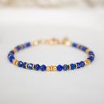 Armband met lapis lazuli, Sieraden, Tassen en Uiterlijk, Armbanden, Blauw, Nieuw, Ophalen of Verzenden, Met edelsteen