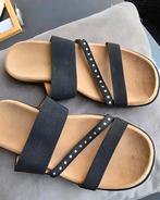 Gabor slipper zwart maat 38 in mooie staat, Slippers, Verzenden, Zwart, Gabor