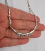 Zilveren vintage collier Friedrich Binder nr.1781, Met hanger, Verzenden, Zo goed als nieuw, Zilver