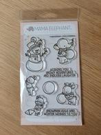 Mama Elephant - Build a Snowman, Ophalen of Verzenden, Nieuw, Clearstamp