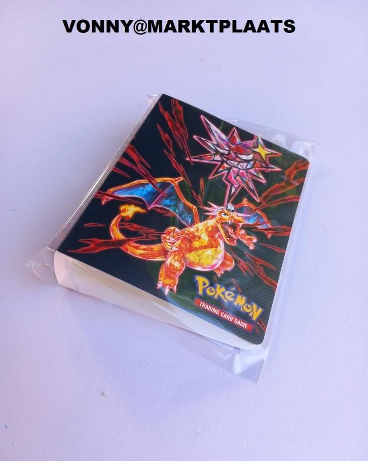 Pokémon Mapje Charizard Meowscarada Skeledirge Quaquaval, Hobby en Vrije tijd, Verzamelkaartspellen | Pokémon, Nieuw, Overige typen