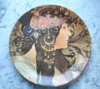 Groot vintage Jugendstil (wand) bord/schaal Mucha Byzantijns, Antiek en Kunst, Verzenden