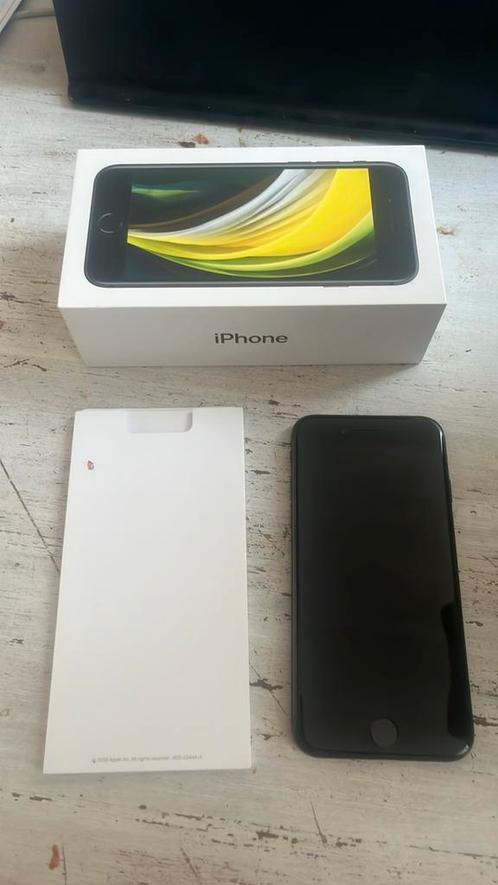 Iphone SE BLACK 64gb 2020/2022, Telecommunicatie, Mobiele telefoons | Apple iPhone, Zo goed als nieuw, 64 GB, Zwart, Ophalen of Verzenden
