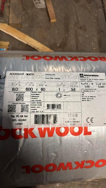 Rockwool Sidefix 80mm  beschikbaar voor biedingen