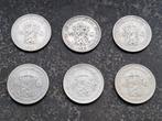 Zes halve guldens Wilhelmina, ½ gulden, Zilver, Ophalen of Verzenden, Koningin Wilhelmina