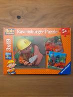 Bob de bouwer 3 in 1 puzzel, Ophalen, 10 tot 50 stukjes, Gebruikt
