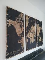 Wereldkaart Schilderij - Goede Staat, Huis en Inrichting, Ophalen, Zo goed als nieuw