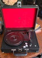 Kofferplatenspeler met 3 extra naalden, Ophalen of Verzenden, Gebruikt, Platenspeler, Overige merken