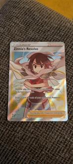 Zinnia's Resolve 203/203 Evolving Skies - Pokemon kaart, Ophalen of Verzenden, Zo goed als nieuw, Losse kaart, Foil