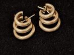 Vintage oorbellen gedraaid zilver, Ophalen, Zo goed als nieuw, Zilver, Zilver