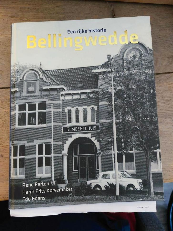 Zeldzame Boek Bellingwedde een Rijke Historie en Lichtweek, Boeken, Kunst en Cultuur | Architectuur, Zo goed als nieuw, Architectuur algemeen