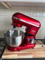Bourgini Classic Kitchen Chef – Keukenmachine (Rood), 4 liter of meer, Ophalen of Verzenden, Zo goed als nieuw, 3 snelheden of meer