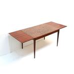Unieke vintage uitschuifbare eettafel jaren '60 '70 design, Verzenden