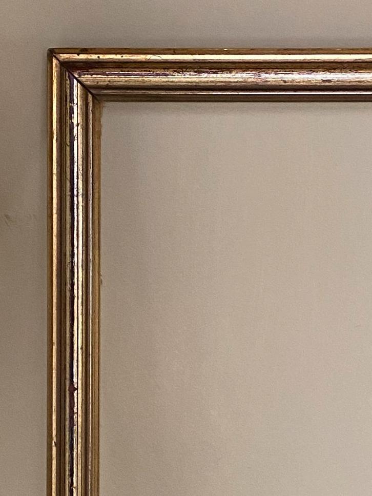 Fraaie Klassieke Bladgoud Lijst - 65 x 51 cm, Huis en Inrichting, Woonaccessoires | Lijsten, Zo goed als nieuw, 50 tot 75 cm, 50 tot 75 cm