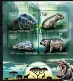 togo 2013 pf blok dwergnijlpaard zoogdieren wildife 2, Ophalen of Verzenden, Postfris, Dier of Natuur