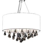 Nieuwe-Kroonlucht met 85 kristallen wit, Huis en Inrichting, Lampen | Kroonluchters, Ophalen of Verzenden, Nieuw, Glas