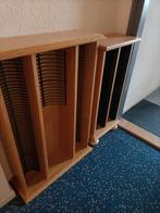 Houten CD Opbergkast twee stuks, Gebruikt, 75 tot 150 discs, Ophalen of Verzenden, Cd's
