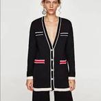 Zara apart  zwart 3/4 vest zgah 36/38 chcs, Ophalen of Verzenden, Zo goed als nieuw, Maat 36 (S), Zwart