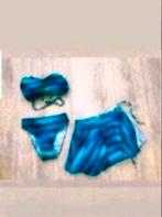 3-delige bikini set, Kleding | Dames, Badmode en Zwemkleding, Ophalen of Verzenden, Zo goed als nieuw, Blauw, Bikini