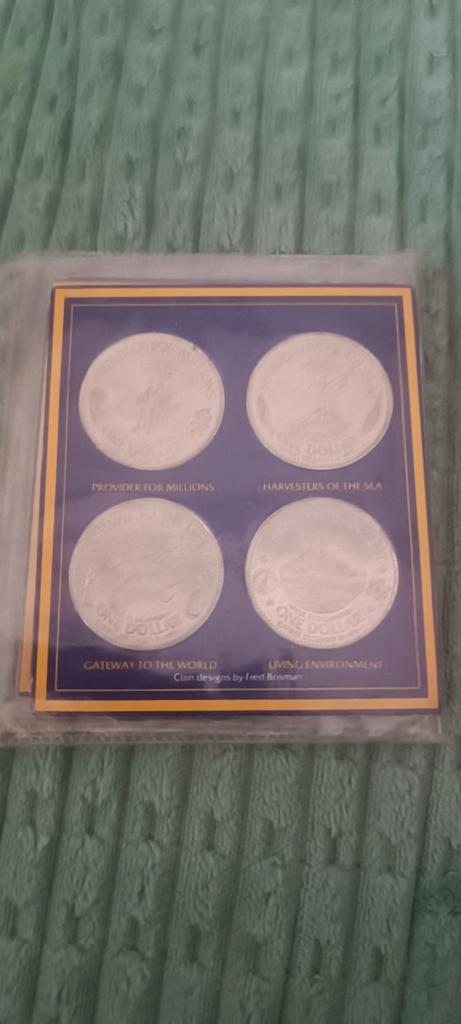 Richmond 1979 Centennial-set – 4 munten in originele verpakk, Postzegels en Munten, Munten | Europa | Euromunten, Overige waardes