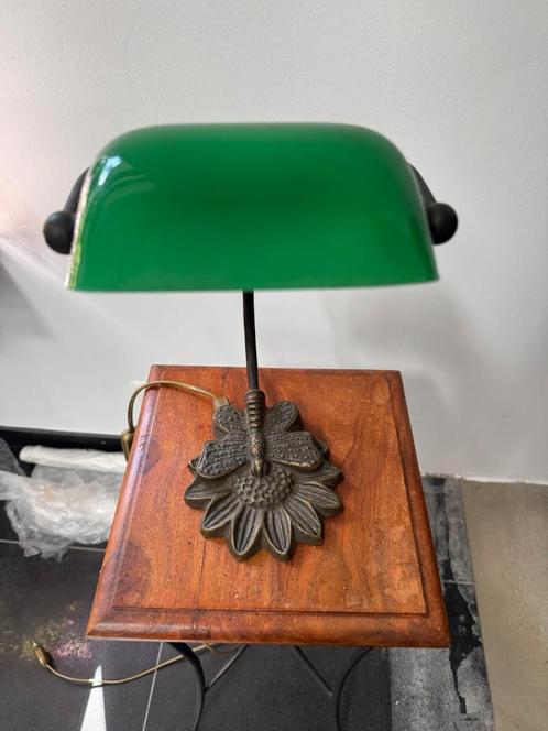 Unieke bankiers-notarislamp, Antiek en Kunst, Antiek | Lampen, Ophalen of Verzenden