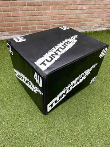 Tunturi Plyobox-Hout met soft cover–3 hoogtes–NIEUW–€110 beschikbaar voor biedingen