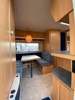 Hobby caravan 440 met voortent Dorema, Vast bed, Hobby, Treinzit, 4 tot 5 meter