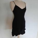 H&M jurk zwart krinkle maat 40, Maat 38/40 (M), H&M, Zwart, Ophalen of Verzenden