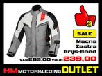Textiel motorjas Dames Macna Zastra All-Season - Grijs-Rood, Info@huybersmotoren.nl, Jas | textiel, HM - Sale, NL