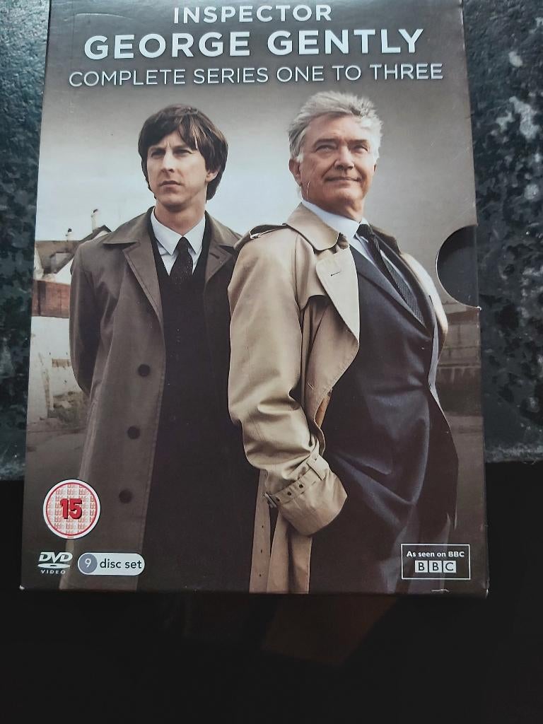 inspector george gently 1 t/m. 3 zonder ned.ond, Cd's en Dvd's, Dvd's | Tv en Series, Boxset, Ophalen of Verzenden, Zo goed als nieuw