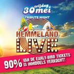 2 tickets voor Hemmeland Live 30 mei monnickendam, Twee personen