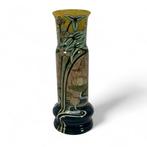 Platelen art nouveau vaas, Brantjes, Antiek en Kunst, Antiek | Keramiek en Aardewerk, Ophalen of Verzenden
