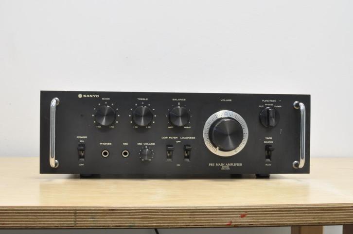 Sanyo DCA-401 Versterker | Garantie | Vintage Audio Repair, Audio, Tv en Foto, Versterkers en Receivers, Refurbished, Stereo, Minder dan 60 watt