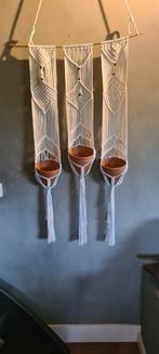 Muurplantenhanger Macramé voor 3 Potten, Ophalen of Verzenden, Nieuw