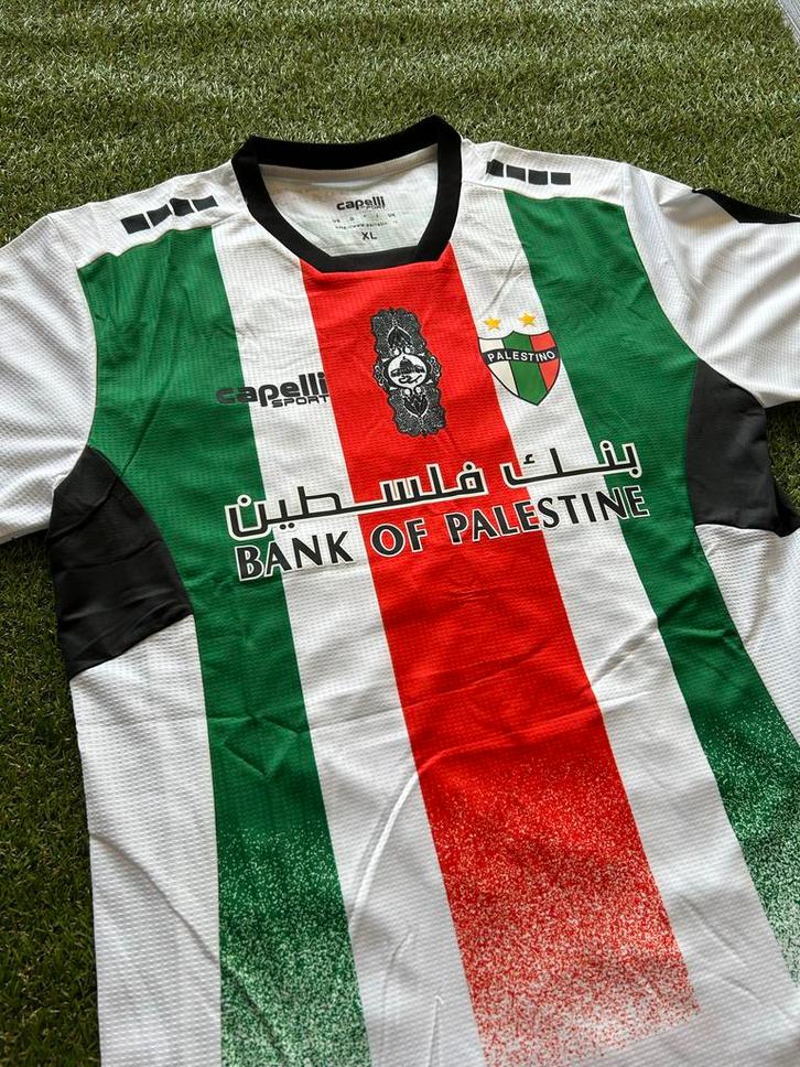 Palestino Voetbalshirt, Kleding | Heren, T-shirts, Nieuw, Maat 56/58 (XL), Wit, Ophalen of Verzenden