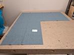 Coupon meubelstof VILT Luna Gabriel BLAUW wol 1,44x0,75, Nieuw, Blauw, 30 tot 200 cm, Ophalen of Verzenden