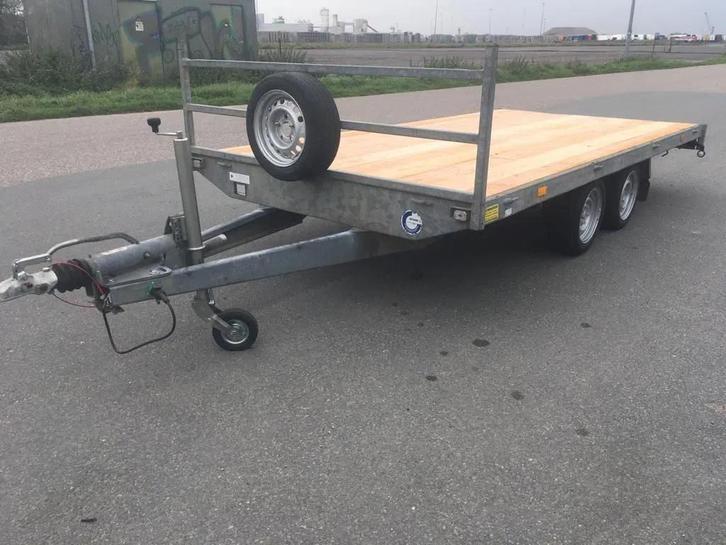 Hapert , Van Weel, Peters > Tandem as Open Plateau, 3 Stuks, Auto diversen, Aanhangers en Bagagewagens, Gebruikt