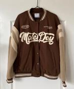 Baseball jas maat L van Bershka, Bruin, Maat 42/44 (L), Zo goed als nieuw, Bershka