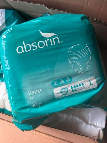 Absorin Maat L - 33 Pakken beschikbaar voor biedingen