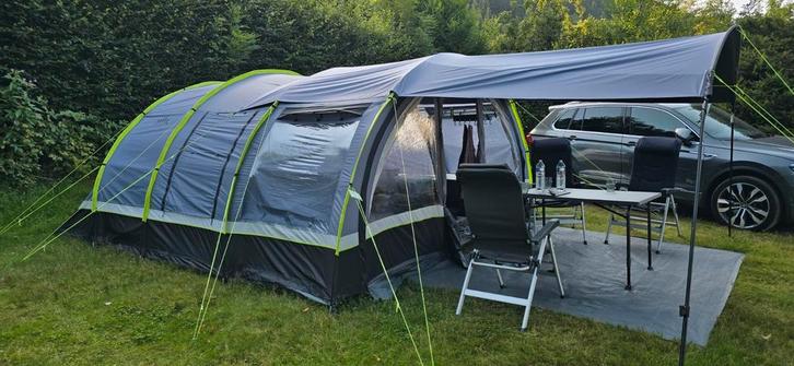Obelink Lugano 6 XL Excellent - 6 persoons tent, Caravans en Kamperen, Tenten, tot en met 6, Zo goed als nieuw, Ophalen