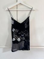 Zwarte top met slangenprint – maat S, Vero Moda, Zwart, Ophalen of Verzenden, Zo goed als nieuw