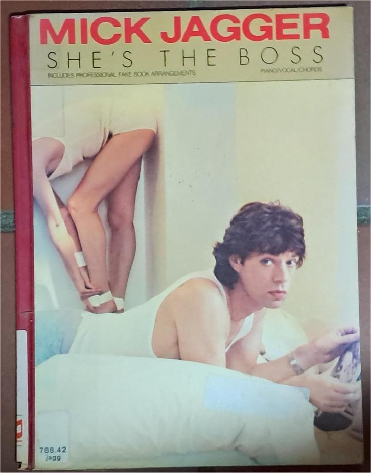Mick Jagger - She's the Boss, bladmuziek voor zang en piano, Cd's en Dvd's, Vinyl | Rock, Zo goed als nieuw, Poprock, Overige formaten