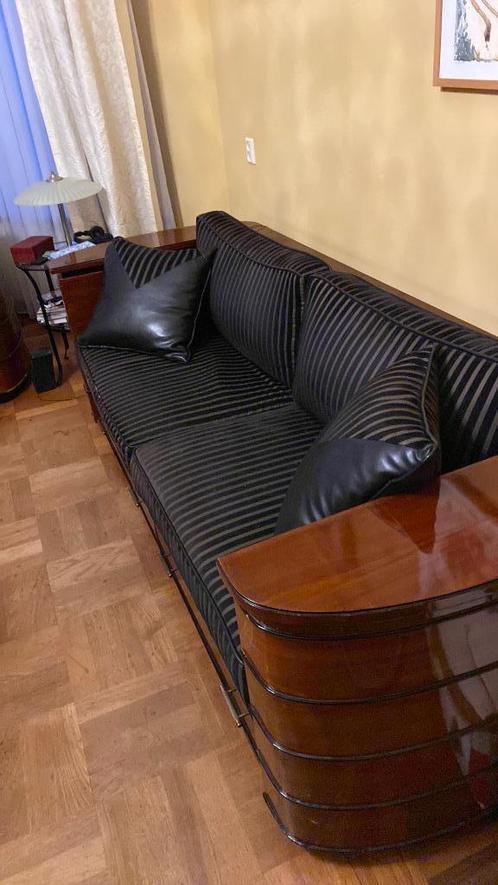 Art Deco bank Jan Frantzen, Huis en Inrichting, Banken | Bankstellen, Gebruikt, Rechte bank, Driepersoons, 250 tot 300 cm, 100 tot 125 cm