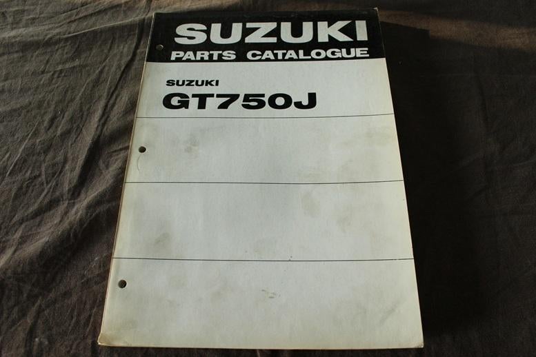 Suzuki GT750 J 1971 motorcycle parts catalogue GT750J, Ophalen of Verzenden, Suzuki