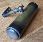 wandlamp koper, schilderijlamp, pianolamp, 17.5 cm breed, Ophalen of Verzenden, Gebruikt, Overige materialen